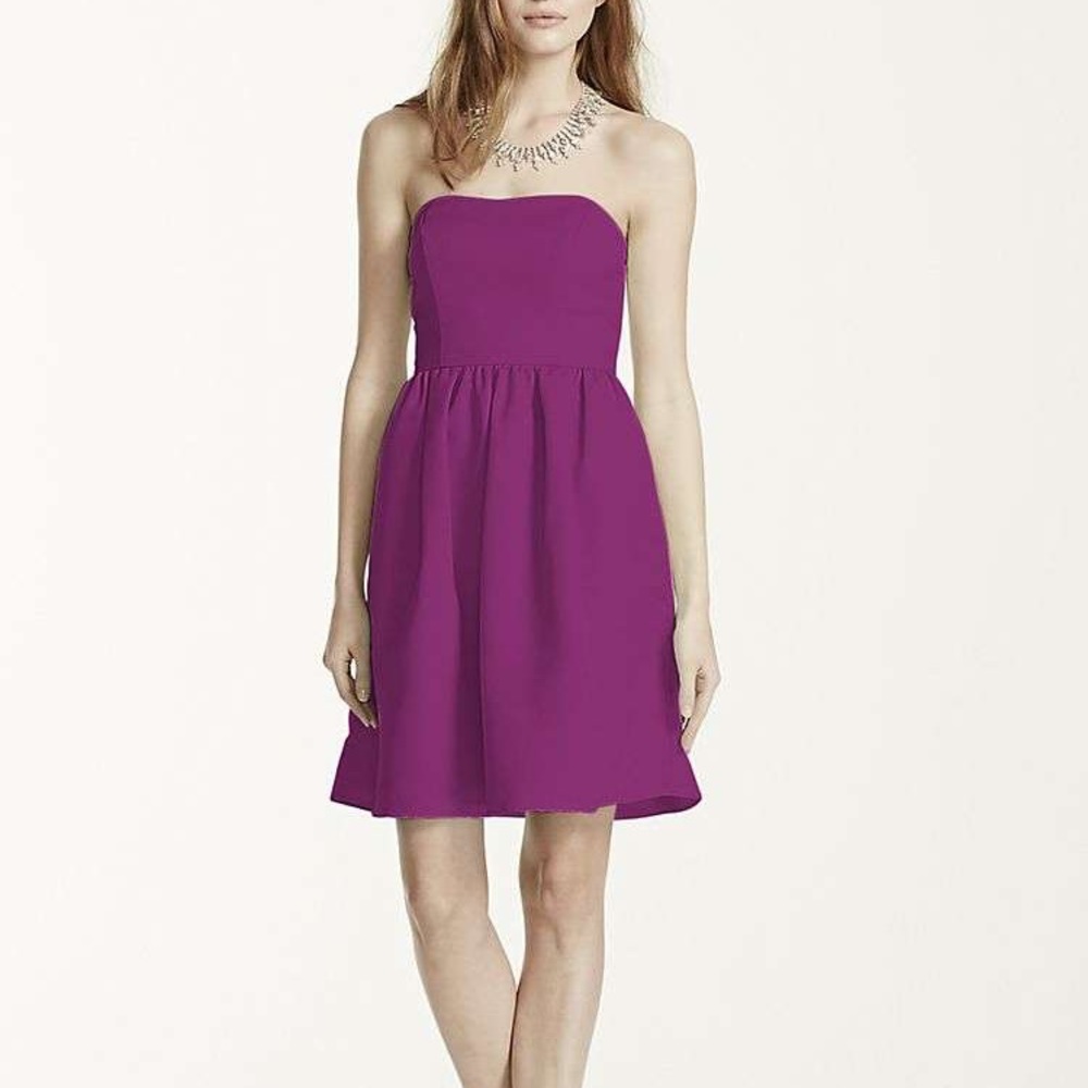 NWT!! Davids Bridal raspberry dress